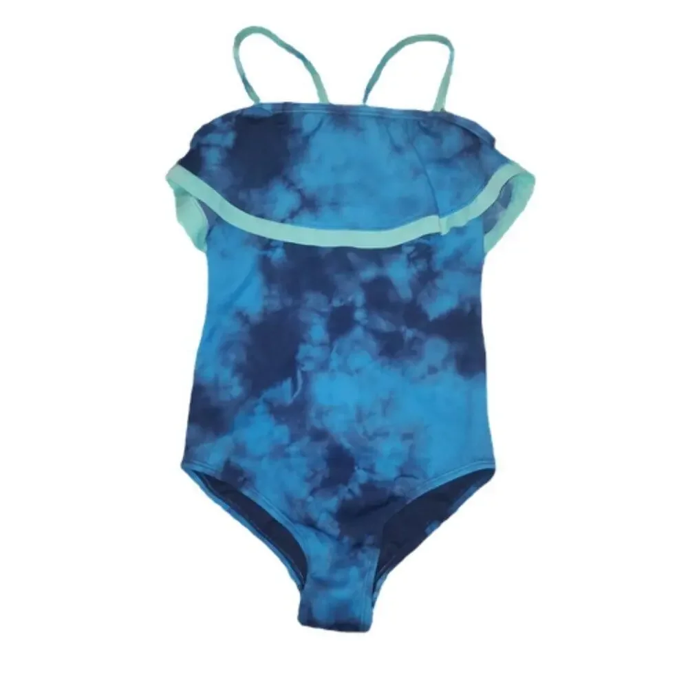 Justice Girls Tie Dye One Piece Swimsuit || EUC sz 8